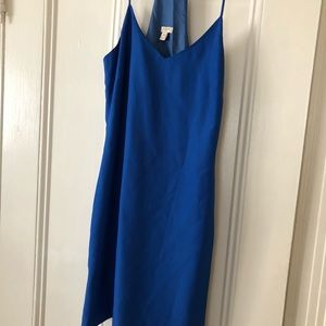 J crew blue dress